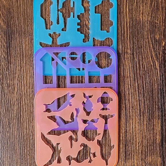 Tupperware Stencil Art Set -Vintage - Picture 4 of 16